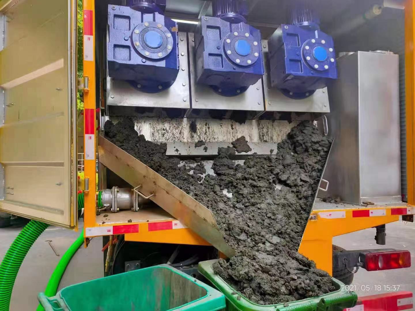 北塔化粪池清掏城市维护站-泥浆净化干湿分离处理